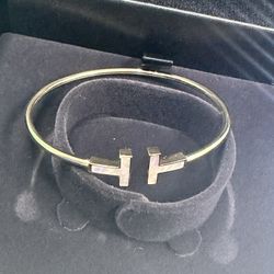 Tiffany Bracelet Yellow Gold with Mother-of-pearl