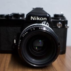Vintage Nikon FE Camera 