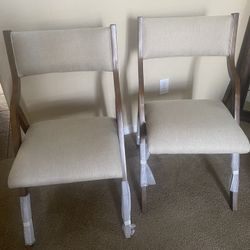 Upholstered Folding Chair Set