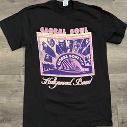 Vintage Stevie Wonder Concert T-shirt Hollywood Bowl 2011 Global Soul Medium