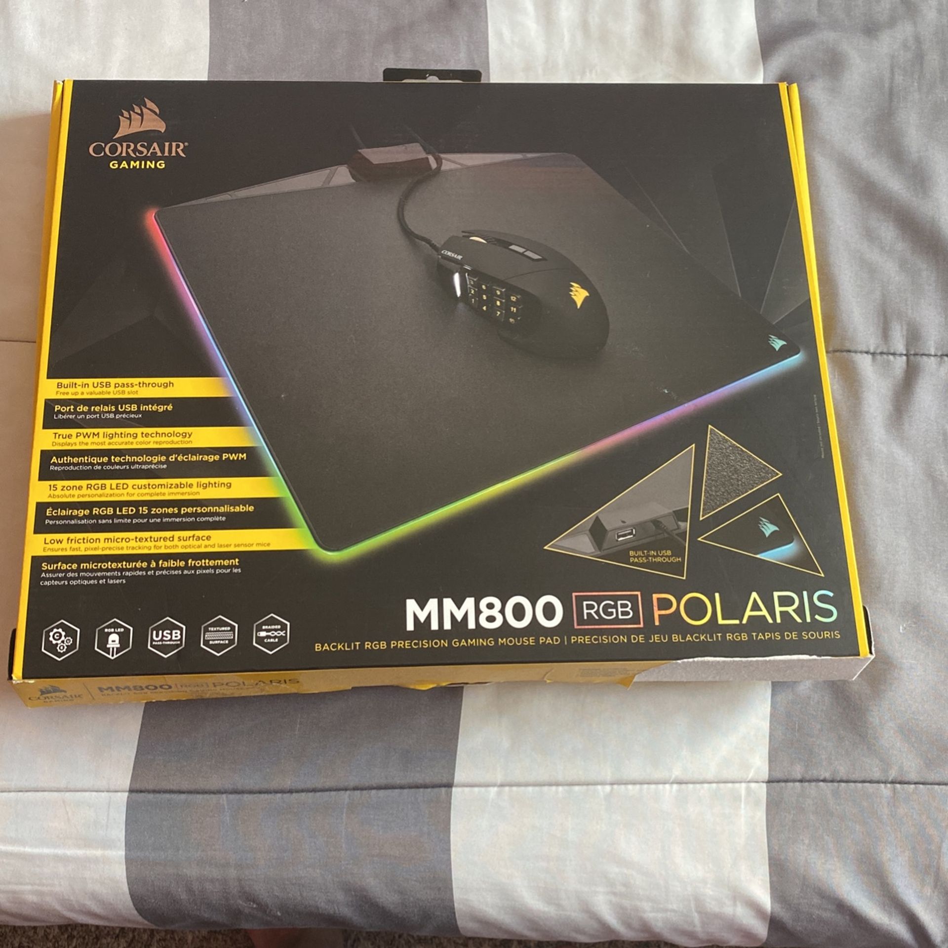 Electronic Corsair RGB mousepad