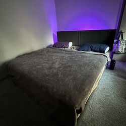 KING sized Bed (4 months old -Lightly Used )