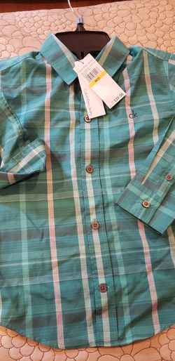 CALVIN KLEIN BOYS 4 TO 7 M 5 SIZE PARROT COLOR