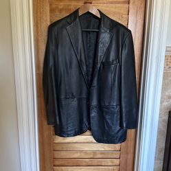 Genuine Leather Jacket Man