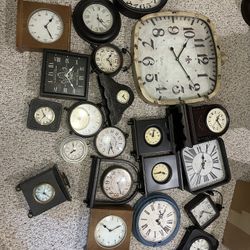 Vintage clocks take all for 80