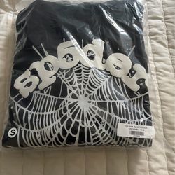 sp5der black hoodie