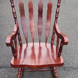 all wood rocking chair