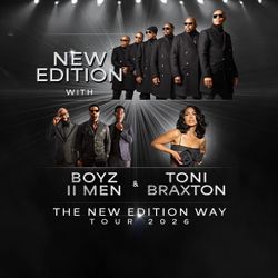 New Edition , Toni Braxton, Boyz To Men Barclays March 14 VIP Suite Tickets 