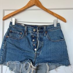Levi’s High Waisted Jean Shorts