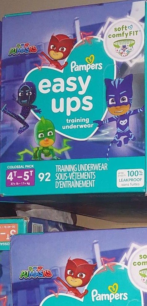 Pj Masks Pampers Easy Ups 2-3t  4t-5t 92 CT New Box