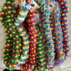 Handmade Crochet Hawaiian Leis – Colorful & Vibrant