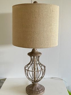 RUSTIC Table Lamp w/ Shade $25