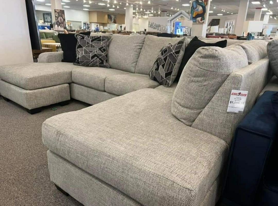 Best Deal - $39 Down👍Megginson Storm LAF Sectional