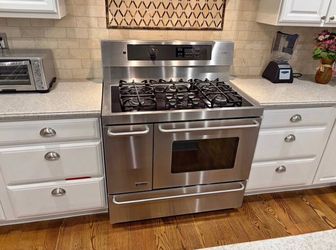 Whirlpool double oven stove