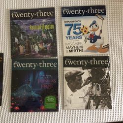 disney d23 Winter spring summer fall 2009 magazine And Spring 2011 Magazine New