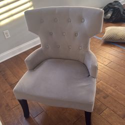 Two matching accent chairs