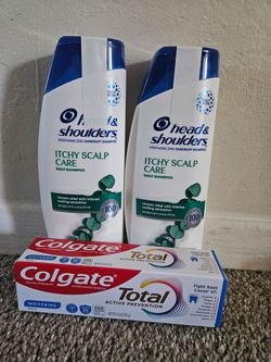 Head & Shoulders Shampoo Colgate Toothpaste