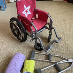 American Girl Doll Wheelchair Set