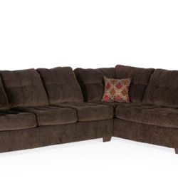 Two piece sectional sofa set