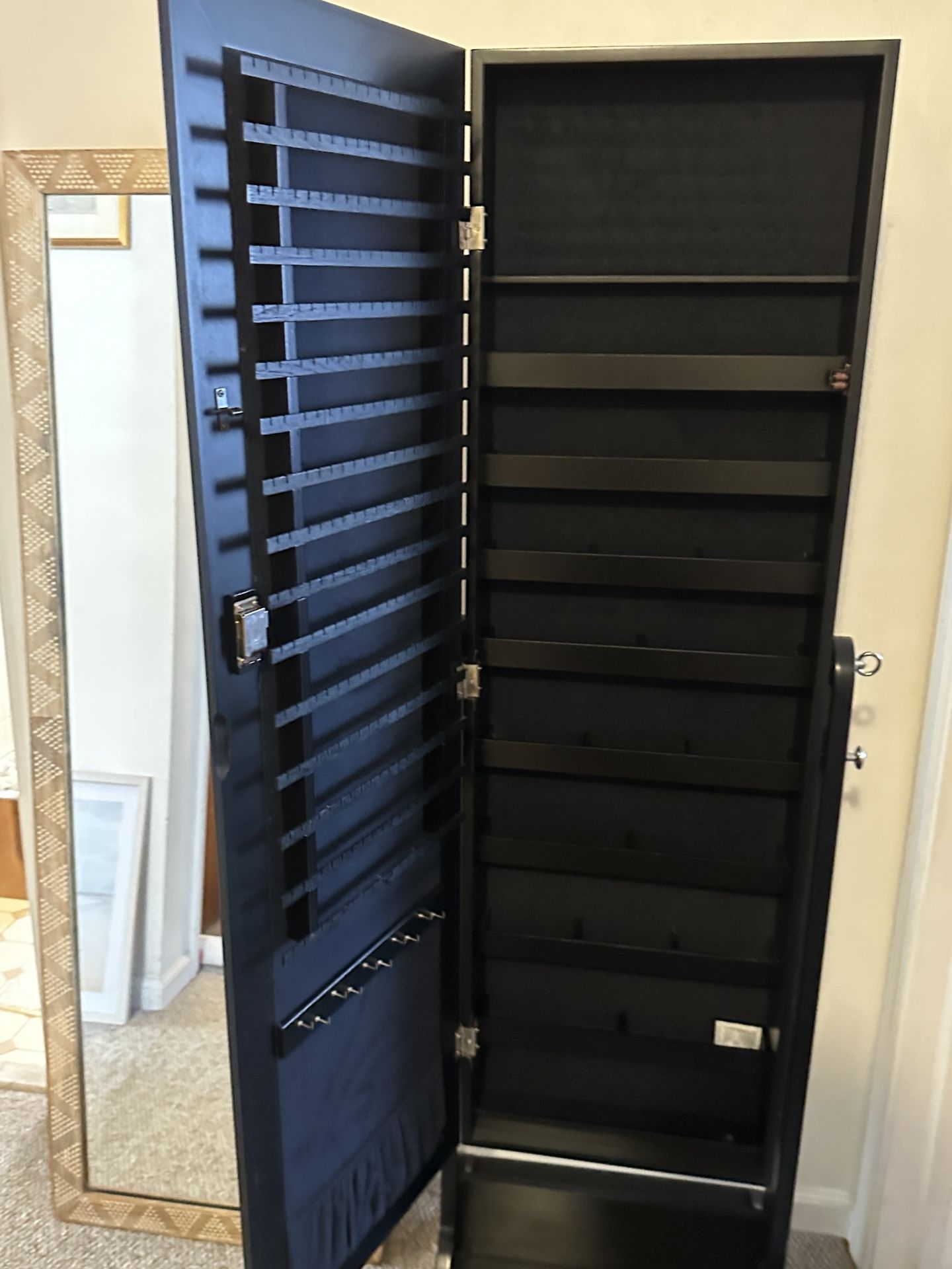 Jewelry Cabinet- Dual Mirrors Dual Cabinet