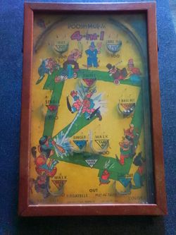 Antique Pin Ball Machine table top