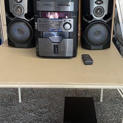  Sony MHC-MG510AV Mini Hi-Fi Component System Powerful  5 Speakers And A Subwoofer 