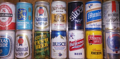 Vintage Beer Cans