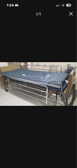 Invacare Full-Electric Hospital Bed + Mattress – Excellent Condition