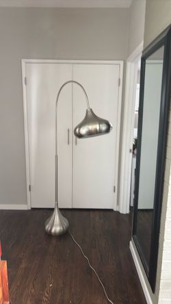 Brushed Nickel Arc Floor Lamp