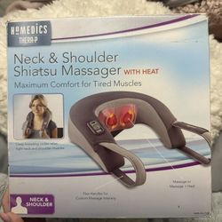 HoMedics Neck & Shoulder Shiatsu Massager w/ Heat • Brand 