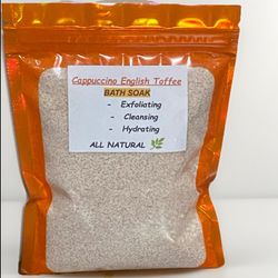 Cappuccino English Toffee Herbal Bath Salts : Bath Soaks