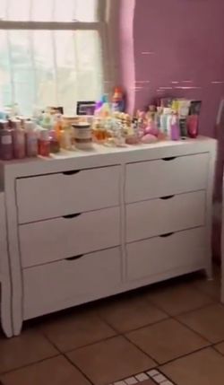 White dresser