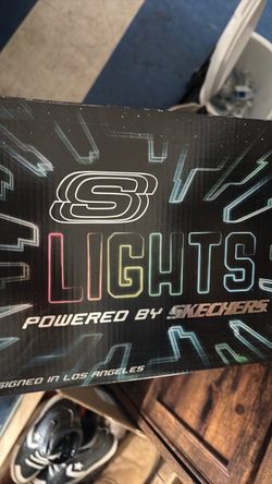 Skechers lights boys shoes, size 2