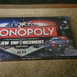 Monopoly Law Enforcement Edition Board Game Brand New, Factory Sealed, Perfect!