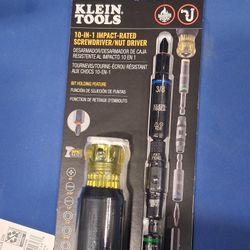 lein Tools KNECT 10-in-1 Impact-Rated Screwdriver/Nut Driver