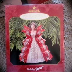 Lot Of 12 Hallmark Keepsake Barbie Collectors Series Ornaments 