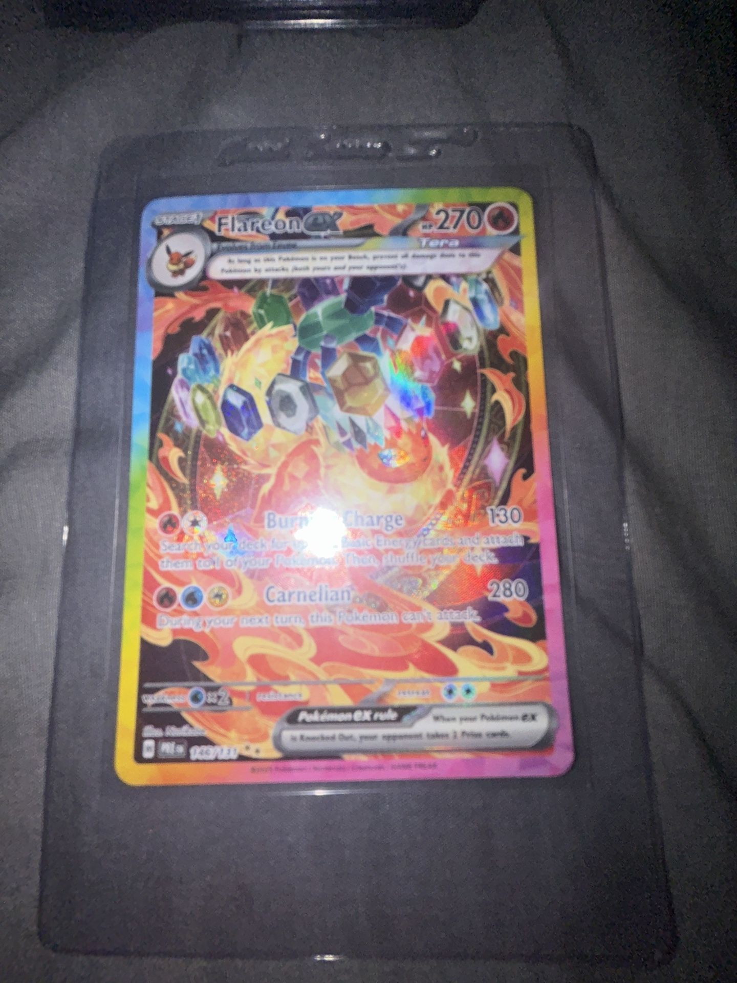 Pokemon Flareon ex 146/131 prismatic evolutions