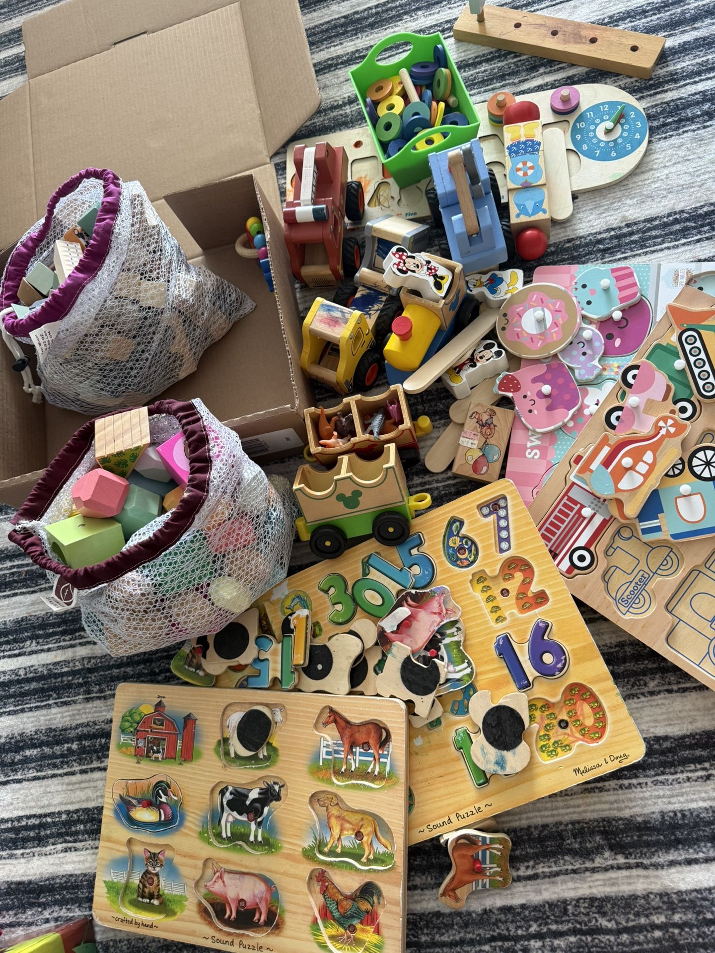 Kids Wooden Toys And Puzzles