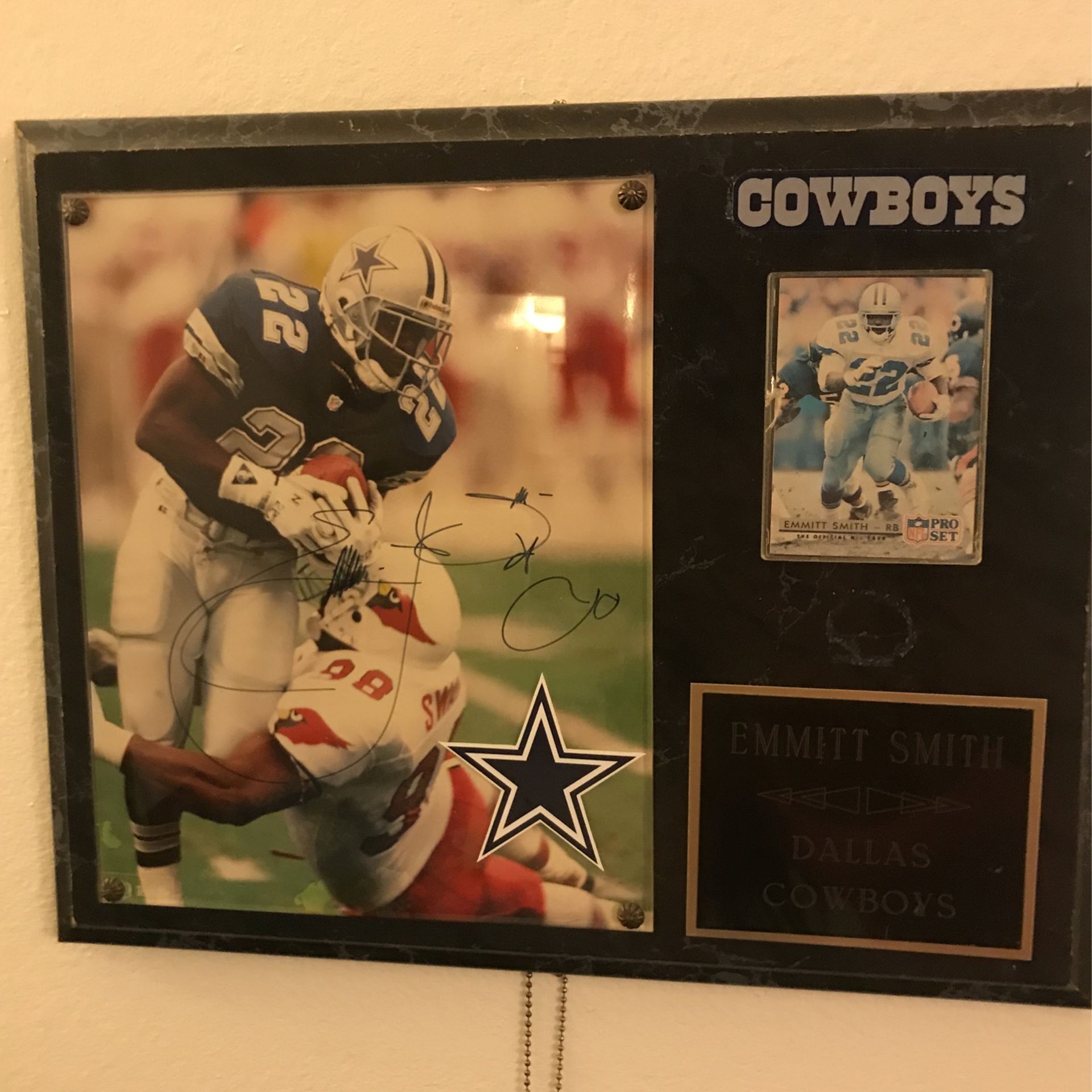 Emmitt Smith Signed Picture 