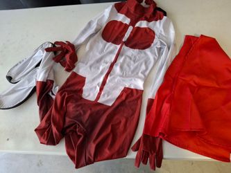Omniman cosplay with cape