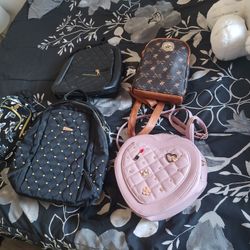 New  5 Back Pack Handbags Never Use new $20 All