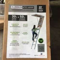New Louisville Aluminum Attic Ladder