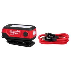 Milwaukee 300 Lumen USB C Rechargeable Clip Light