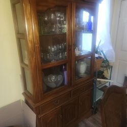 China Cabinet with Light