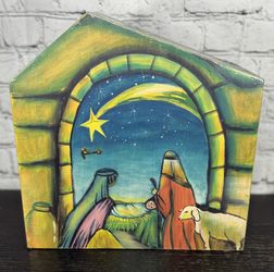 Saks Fifth Ave. Kurt Adler Christmas Ornaments Nativity Set 