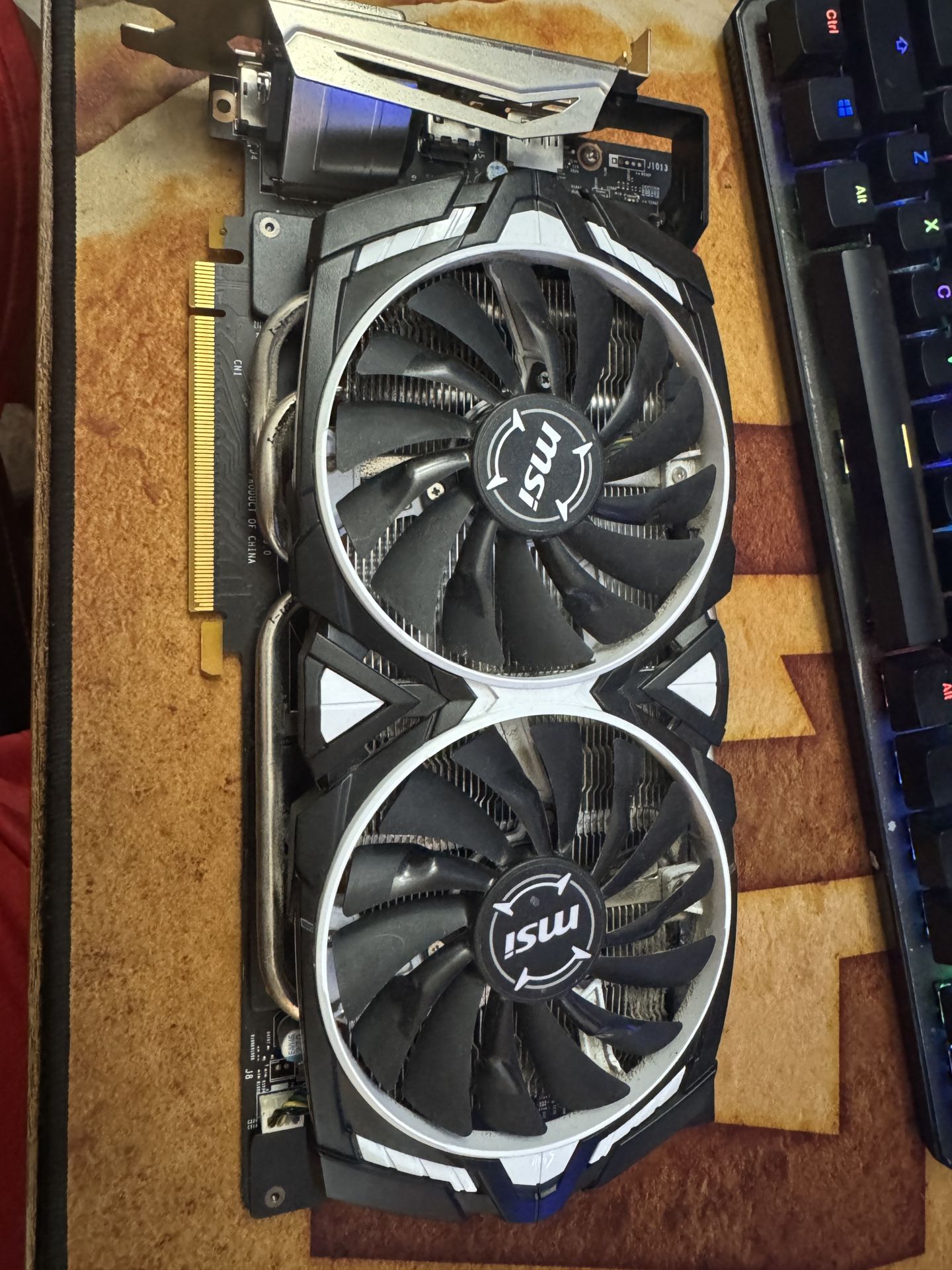 MSI Nvidia GeForce 1080 Armor 8gb OC GPU