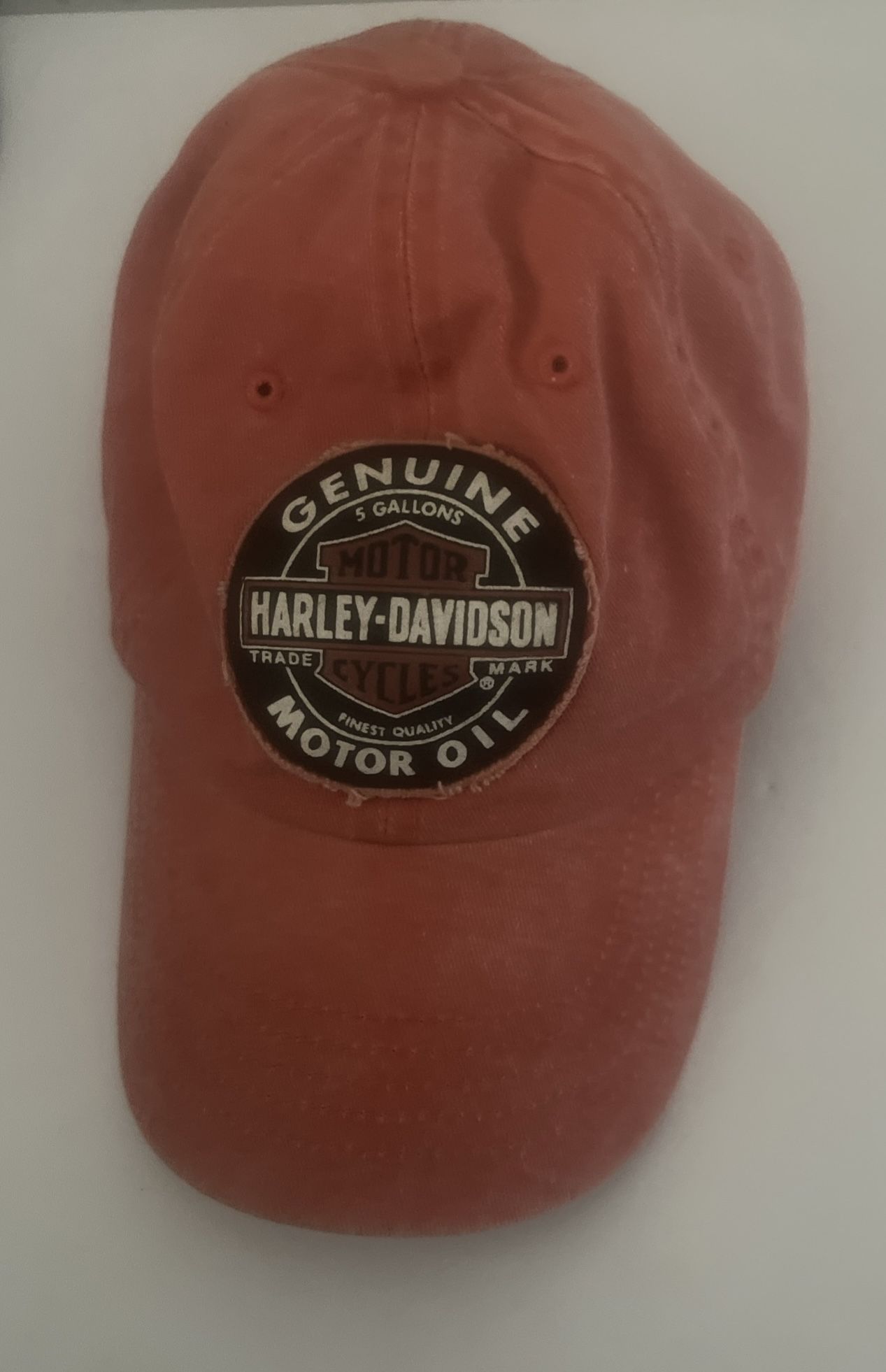 Very Nice Harley Davidson Motorcycles Adult Adjustable Hat Hammond Orange