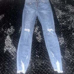 Blue Simple Society Skinny Jeans Size 1/25