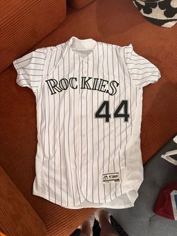Colorado Rockies #44 Anderson Autographed Majestic Jersey – 25th Anniversary