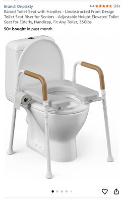 Raised toilet seat
